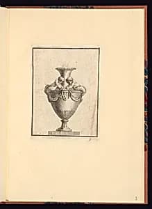 Ornamental Vase Design by Juste-François Boucher, French, 1736 – 1782