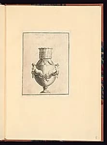 Ornamental Vase Design by Juste-François Boucher, French, 1736 – 1782