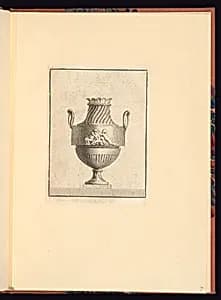Ornamental Vase Design by Juste-François Boucher, French, 1736 – 1782