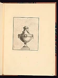Ornamental Vase Design by Juste-François Boucher, French, 1736 – 1782