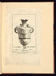 Ornamental Vase Design by Louis Doré, French, active 18th century
