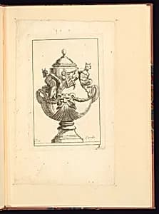Ornamental Vase Design by Louis Doré, French, active 18th century