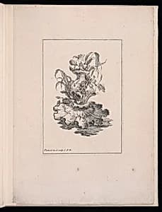 Ornamental Vignette by Robert Menge Pariset, French, active 1732 – 1762