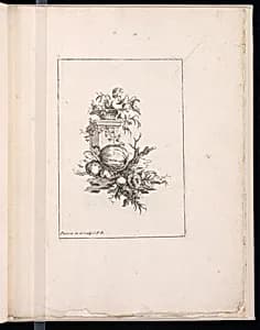 Ornamental Vignette by Robert Menge Pariset, French, active 1732 – 1762