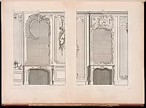 Ornamented Chimneypiece Designs by Gilles-Marie Oppenord, French, 1672–1742