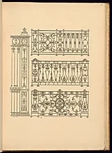 Ornamented Fence Designs by Jean Berain, the elder, French, 1640-1711