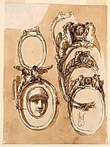 Ovoidal frame by Giuseppe Barberi, Italian, 1746–1809