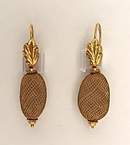 Pair of earrings by Unknown