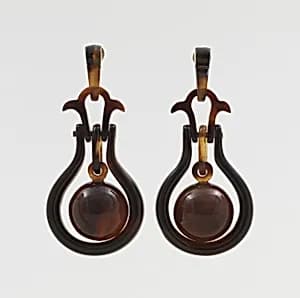 Pair of earrings by Tinsel Trading Company