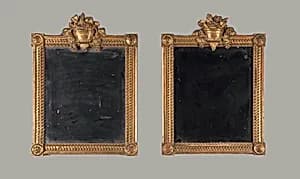 Pair of mirrors by Unknown