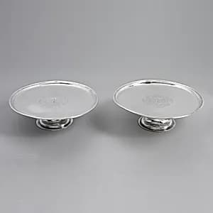 Pair of Salvers by Edward Barrett, Irish, active 1698 – 1722