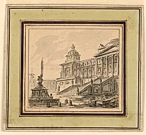 Palace on a High Terrace by Charles Michel-Ange Challe, French, 1718 – 1778