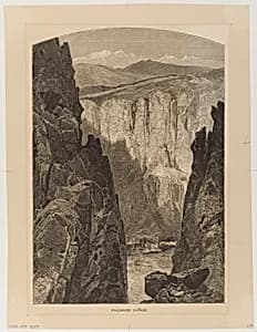 Palisade Cañon by Thomas Moran, American, b. Britain, 1837–1926