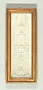 panel, framed by Unknown