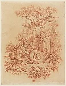 Pastorale by Jean-Baptiste Huet, French, 1745 – 1811