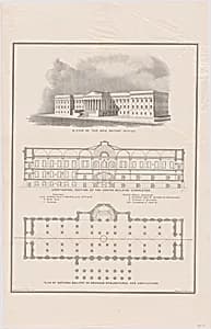 Patent Office plan by P. Haas, active 1837 - 1863