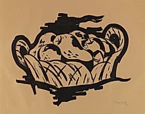 Pear in Basket