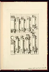 Pedestal Designs by Gilles-Marie Oppenord, French, 1672–1742