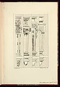 Pedestal Designs by Gilles-Marie Oppenord, French, 1672–1742