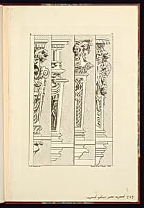Pedestal Designs by Gilles-Marie Oppenord, French, 1672–1742