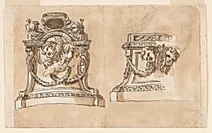Pedestal by Giuseppe Barberi, Italian, 1746–1809