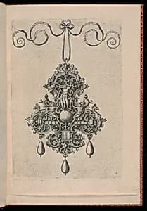 Pendant Design by Hans Collaert the Elder, Flemish, ca. 1530 - 1581