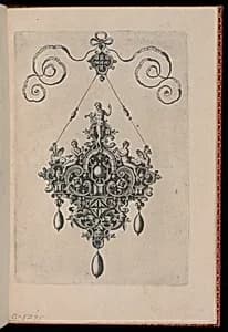 Pendant Design by Hans Collaert the Elder, Flemish, ca. 1530 - 1581