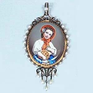 Pendant by Antonio Civilotti, 1798 - 1870