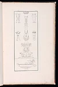 Perfume Burner Designs by Charles Normand, French, 1765 – 1840