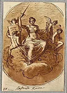 Personification of Justice by Felice Giani, Italian, 1758–1823