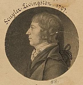 Peter Schuyler Livingston by Charles Balthazar Julien Févret de Saint-Mémin, 12 Mar 1770 - 23 Jun 1852