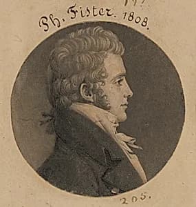 Philip Fister by Charles Balthazar Julien Févret de Saint-Mémin, 12 Mar 1770 - 23 Jun 1852