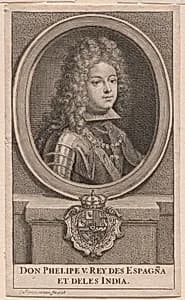 Philip V by Charles Simoneau, 1645 - 1728