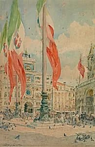 Piazza San Marco by Henry Bacon