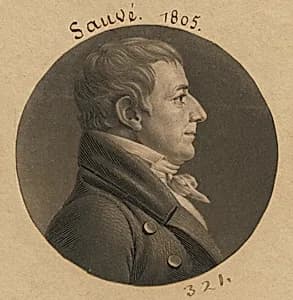 Pierré Sauve by Charles Balthazar Julien Févret de Saint-Mémin, 12 Mar 1770 - 23 Jun 1852