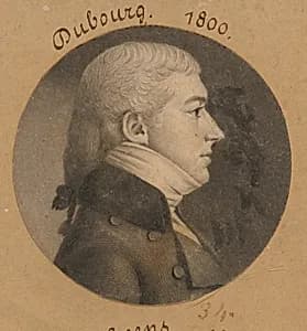 Pierre Francois DuBourg by Charles Balthazar Julien Févret de Saint-Mémin, 12 Mar 1770 - 23 Jun 1852