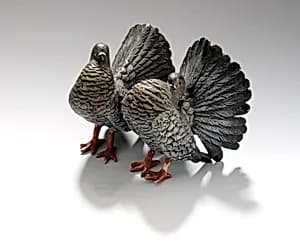 Pigeon Paperweights by Unidentified