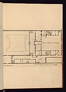 Plan de l’Hostel de la Basignere by Jean Marot, French, 1619 - 1679