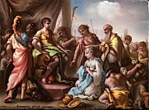 Plaque by Francois Picot, Swiss