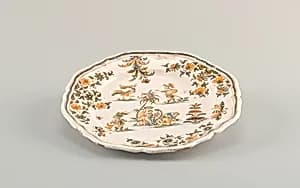 Plate by Olérys-Laugier Factory, France, founded 1738