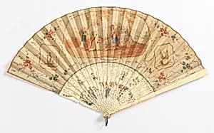 Pleated fan by Unknown