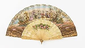 Pleated fan by Unknown