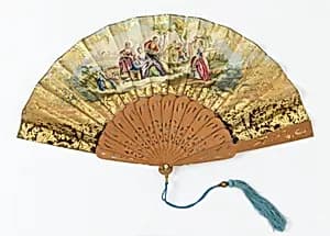 Pleated fan by Unknown