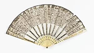 Pleated fan by Unknown