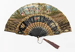 Pleated fan by Unknown