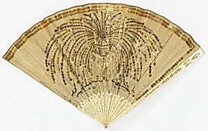 Pleated fan by Unknown