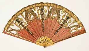 Pleated fan by Unknown