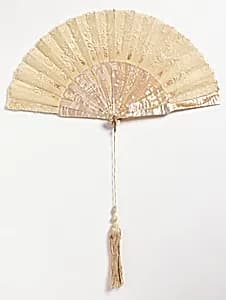 Pleated fan by Unknown