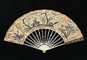 Pleated fan by Unknown