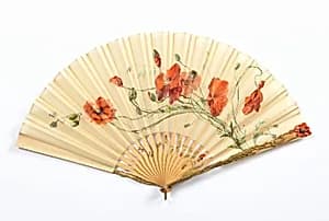 Pleated fan by Unknown